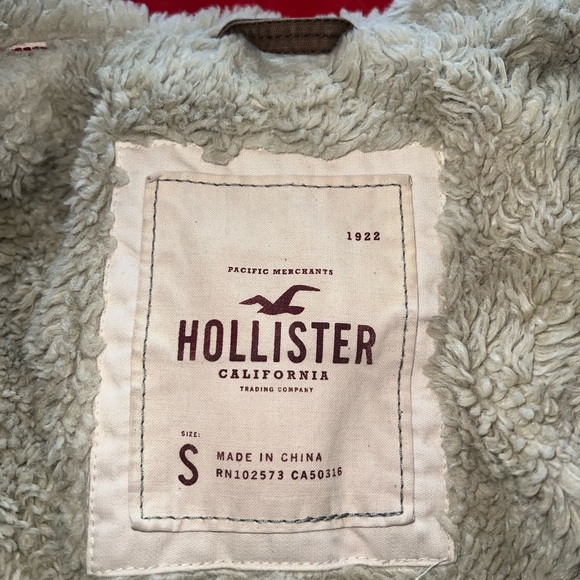 Y2K Hollister Chocolate Brown Hooded Jacket - Picture 6 of 6